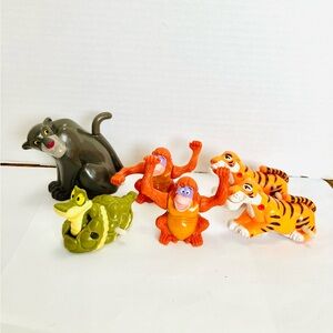 McDonald’s 1990’s Jungle Book Toys Lot(6) Some Don’t Work Read Disney